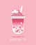 Strawberry Bubble Milk Tea