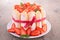 Strawberry charlotte cake