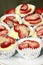 Strawberry cheesecake cupcake