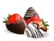 Strawberry with chocolate dipping