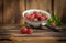 Strawberry in a colander