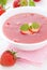 Strawberry cold soup