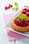 Strawberry and currant tarts