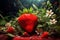 Strawberry Enchanted garden ultra-realistic plant Photo, Cottagecore simple living