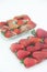 Strawberry food agriculture isolated mold delicious healthful fruit Sao Paulo Brazil