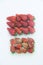 Strawberry food agriculture isolated vitamin delicious healthful fruit Sao Paulo Brazil