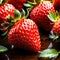 Strawberry fresh raw organic fruit