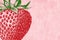 Strawberry Glitter Scrapbook Background