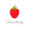 Strawberry icon with title