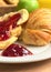 Strawberry Jam with Croissants