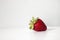 Strawberry lying on white background