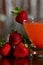 Strawberry martini