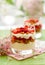 Strawberry and mascarpone trifle