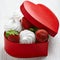 Strawberry and meringue for Valentine\'s Day