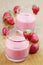 Strawberry milk shake