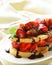 Strawberry millefeuille with chocolate