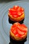 Strawberry mini cheesecakes tarts