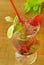 Strawberry mohito