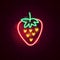 Strawberry Neon Sign