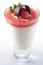 Strawberry Panna Cotta with Strawberry