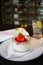 Strawberry pannacotta