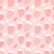 Strawberry pattern seamless. Abstract background with berries. Modern design elements - cage, stripes, dots