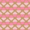 Strawberry pink cream cupcake seamless pattern