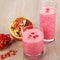 Strawberry and pomegranate healthy smoothie