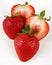 Strawberry red seeds plants