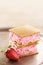 Strawberry sandwich ice cream