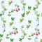 Strawberry seamless pattern