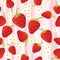 Strawberry seamless pattern