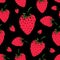 Strawberry seamless pattern for your design