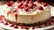 Strawberry Sensation Cheesecake Delight.AI Generated