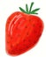Strawberry, sketch for menu design, labels, posters
