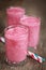 Strawberry smoothies