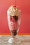 Strawberry sundae ice cream
