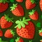 strawberry themed pattern