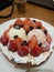 strawberry waffle