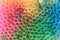 Straws background in rainbow colors
