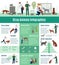 Stray Animals Infographics Set