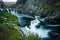 Strbacki buk waterfall on Una river, Bosnia and Croatia border