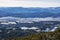 Strbske tarn and Low Tatras from Ostrva, High Tatras, Slovakia