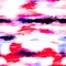 Streaked broken stripe summer tie dye batik beach wear pattern. Seamless blotched stain space dyed shibori effect