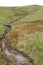 Stream Carving Path Through Hillside