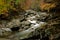 A stream in Guangwu moutain in autumn