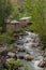 Stream in Marguzor village in Haft Kul in Fann mountains, Tajikist