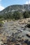 Stream in Pyrenean mountain, France