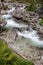 Stream Studeny potok in High Tatras, Slovakia