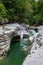 Stream of Taugl River through Sandstone near Salzburg, Austria